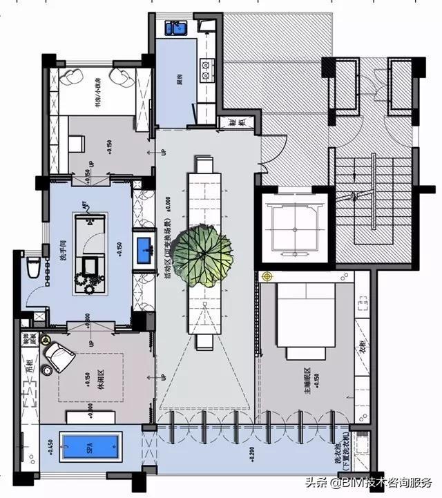 一个110㎡户型，七种平面方案，完美设计