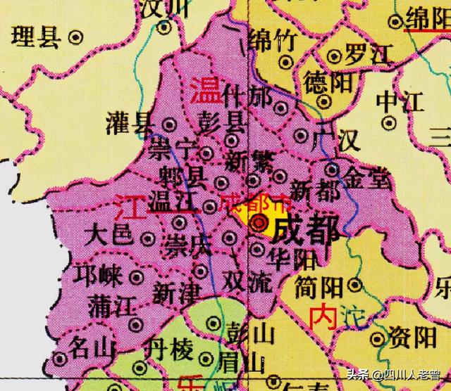 新中国成立以来成都行政区划变迁史