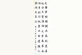 为了援建一片操场，小学生书法和书法家作品一起拍卖图片