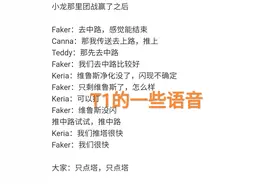 输是因为Faker不配合团队，“T1语音公布，没人理会李哥的建议”图片