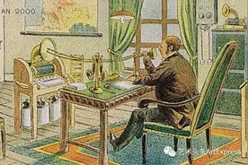 绝了！一百年前的画家预言了我们今天的生活，准到离谱图片