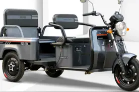 2款休闲电动三轮车，做工扎实能坐3人，可以上牌图片