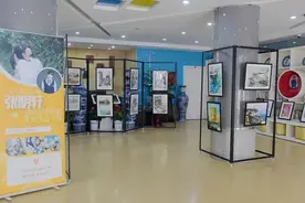 向建党100周年献礼！山师附小12岁小学生举办个人画展图片