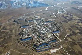 甘肃发现一千年古城，曾是军事重镇，居住着七十户几百人图片