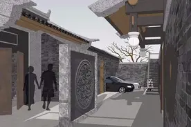 为了乡下奶奶，广东小伙拆掉3座土房，建造了一栋315㎡四合院图片