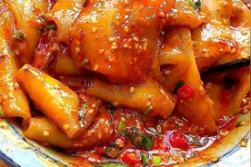 麻酱流汁大宽粉，吃后会上瘾，做法又超级简单图片