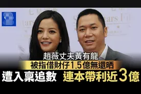 港媒曝赵薇老公黄有龙又被追债，共计2.5亿，仅利息就高达1.2亿图片