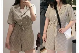 适合微胖女生的夏季穿搭，显瘦才是王道哦图片