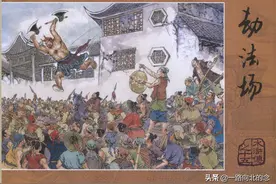 《水浒传》劫法场：黄文兵浔阳楼上抄反诗，宋江落陷阱图片