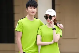 夏季情侣休闲运动套装图片