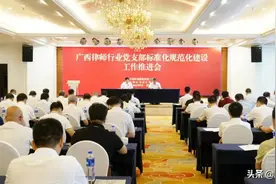 广西律师行业党支部标准化规范化建设工作推进会在南宁召开图片