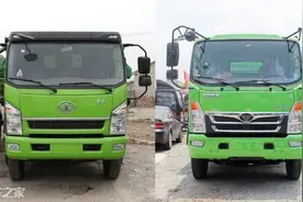 一汽红塔VS重汽豪曼，4X2蓝牌自卸车谁拉货更多？图片