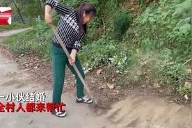 嫁给了爱情！河南一小伙婚礼全村人参与布置，父母提前建房修路图片