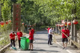 河南鲁山：高校师生“青春乡约”四棵树山村华丽变身图片