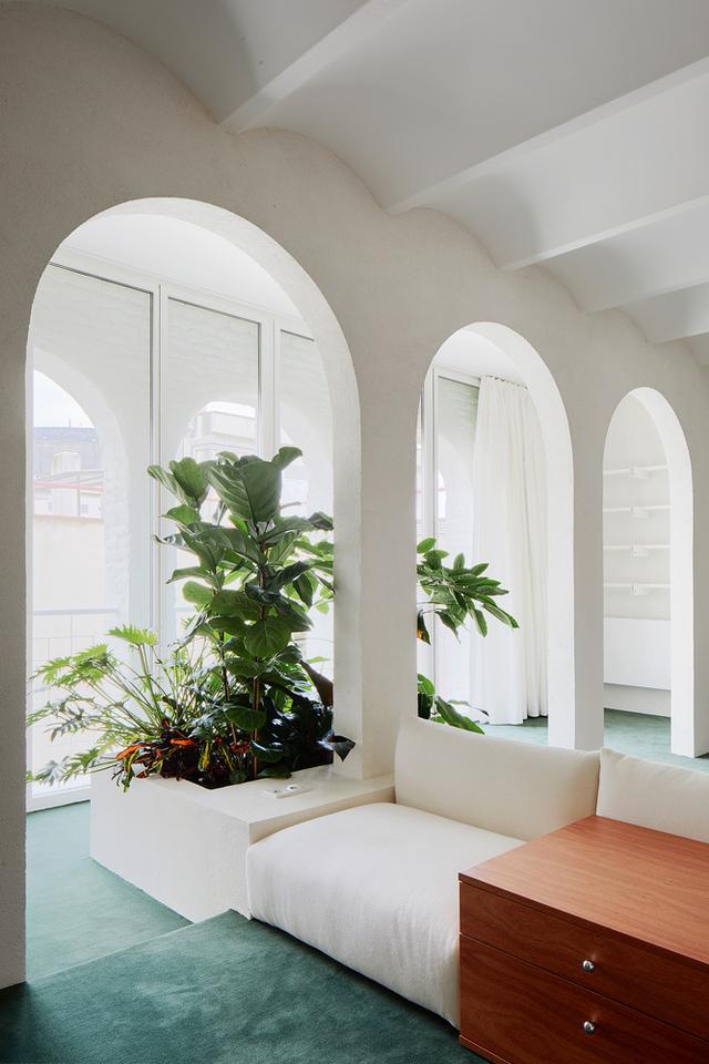 （案例）制约成就有趣的平面分割，系列弧形门公寓