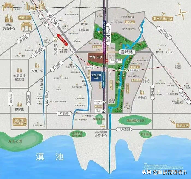 龙湖天街进度曝光 巫家坝目前已兑现的配套 都在这个项目旁