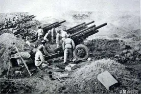 东野炮兵急速射，240发炮弹如暴雨砸下，蒋军炮营阵地消失图片