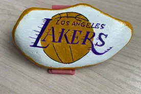 石头画- NBA队标-湖人队图片