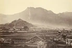 152年前清朝时期香港（老照片），很多地方还是山区图片