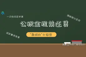 “泉城办”小课堂：公积金提前还贷这样操作图片