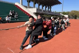 凝心聚力，“绳”彩飞扬---记润天教育昌职校区第一届拔河比赛图片