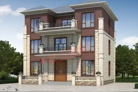 农村建房不想要罗马柱？这8套自建房别墅设计满足你图片
