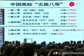 浙大网红教授将我国大学分为“五族八等”，985领衔，网友：靠谱图片