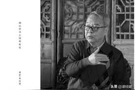 湖北评书大师何祚欢；谌经建纪实人物肖像摄影赏析图片