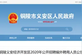 铜陵市义安区区直机关事业单位公开招聘5名编外聘用人员！图片