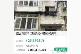 烟台法院4月份拍卖预告来了，芝罘区56㎡房产仅26.8万起拍！图片