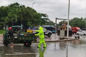 最新！暴雨过后，东莞市区积水路段已降至9个图片