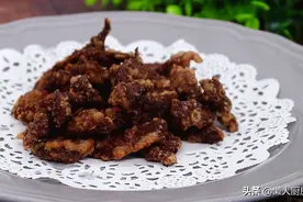 原来炸鸡肝这么好吃，买了4元的鸡肝，回家炸了一盘，外脆里软图片