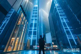 发现青岛“宝藏级”打卡地：“赛博朋克”风，这里的夜景有点科幻图片