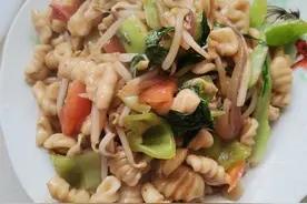 试着把“麻食”炒着吃也不错，非厨子、业余版，喜欢吃的可以试下图片