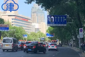 不到跟前看不见，“可变车道”违章车辆多！司机：字太小，不知该怎么走图片