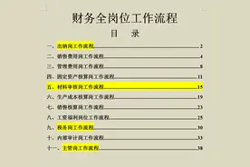 空降月薪3.2W财务总监，看完他做的财务全岗位工作流程，真的厉害图片