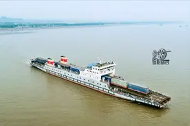 铁影｜火车坐船渡长江——新长、宁启铁路运转记其三图片