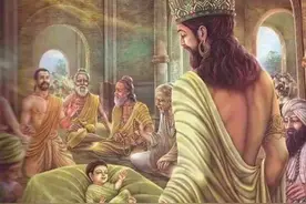 佛陀成道前的三个奇异征兆：一片落叶，五个奇梦，金碗逆流图片