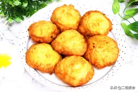 手不碰面，教您做蔬菜泡泡饼，十分钟做一大盘子，早餐不用愁图片