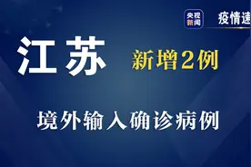 江苏22日新增2例境外输入新冠肺炎确诊病例 新增1例出院病例图片