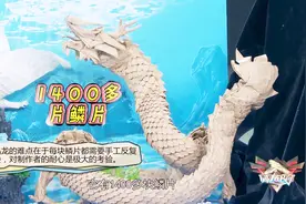 一张纸叠出1400多片鳞片！折纸达人秦坤的折纸作品引来全场惊艳视频封面