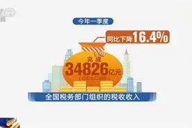 全国累计实现减税降费7400多亿元 一季度税收收入同比下降16.4%图片