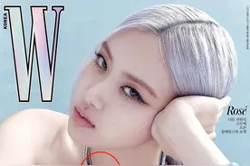 粉墨朴彩英封面，佩戴的蓝宝石项链，价格可以买一栋别墅了图片