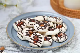 棉花糖的神仙吃法，放进烤箱变成酥脆饼干，不甜不腻咬一口嘎嘣脆图片