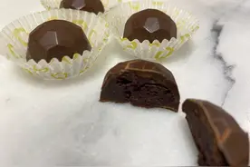 教你自制夹心巧克力，送给身边的人，超有面子的哦！图片
