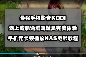 最强手机影音App遇上NAS！KODI无卡顿播放威联通群晖电影教程图片