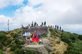 梧桐山登顶记图片