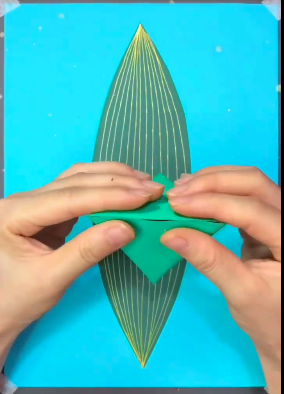 幼儿园端午节手工折粽子教程来了