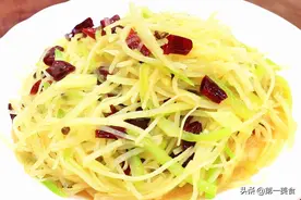 炒土豆丝，什么时候放醋很关键！很多人都搞错，怪不得不香不脆图片