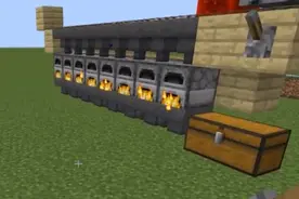 我的世界：最简单的全自动熔炉系统，烧矿不用等，太轻松了图片